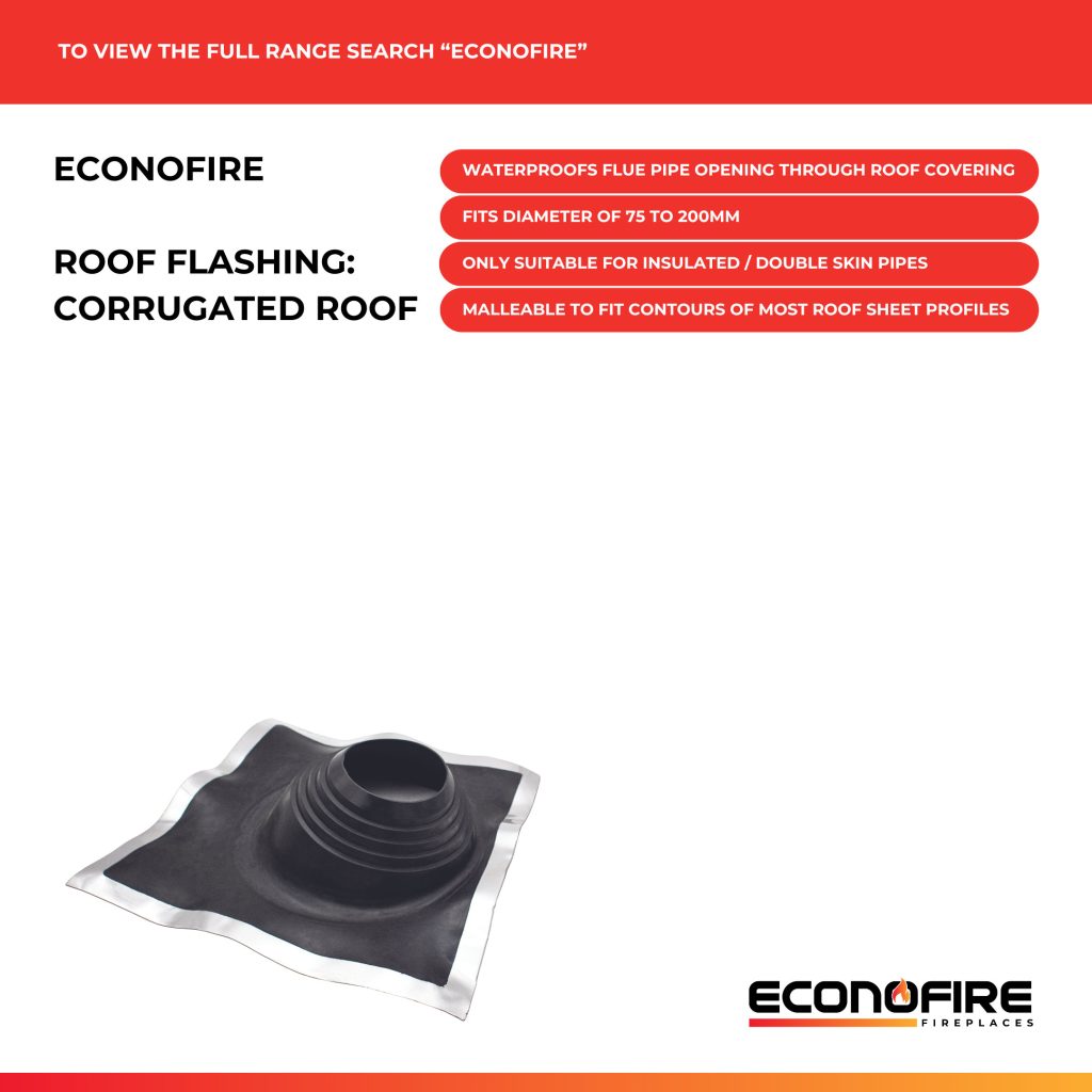 Rubber Boot Roof Seal Corrugated Roof (75200mm) Fireplace